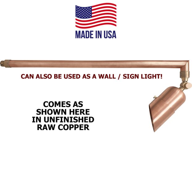 Best Landscape Path Light - Patriot One Head Adjustable Copper