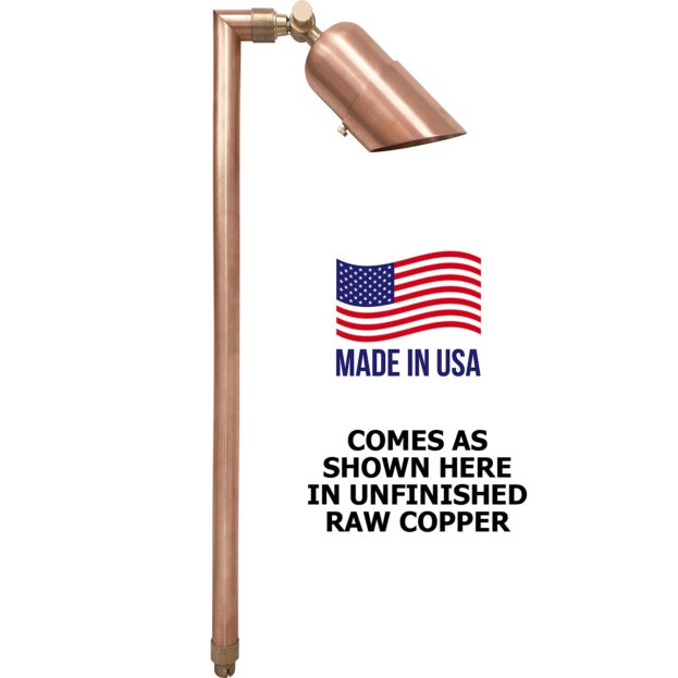 Best Landscape Path Light - Patriot One Head Adjustable Copper