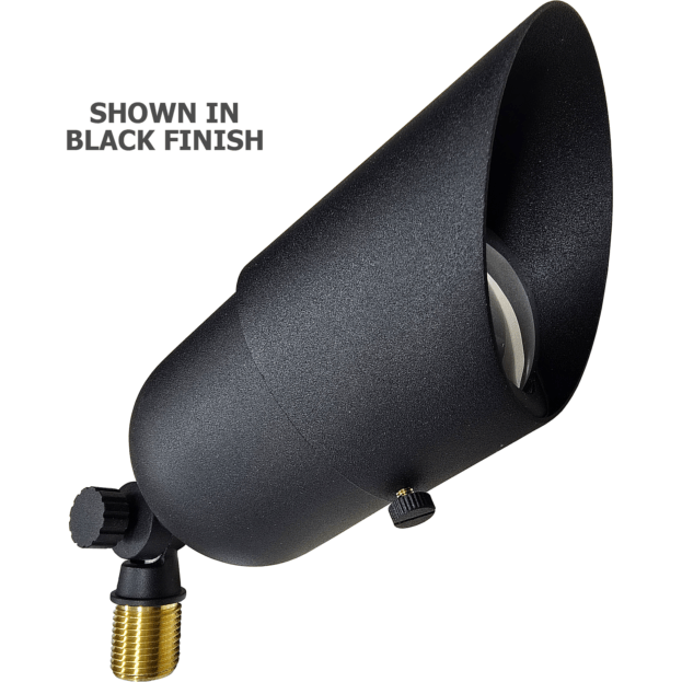 Patriot Solid Brass LED Spotlight - Black Finish - Shop C2CLights.com.