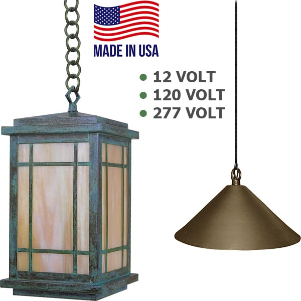 Outdoor LED Hanging Lights - Made In USA