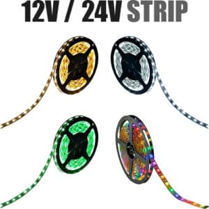 12V / 24V Low Voltage LED Strip Light (Single Color & RGBW)