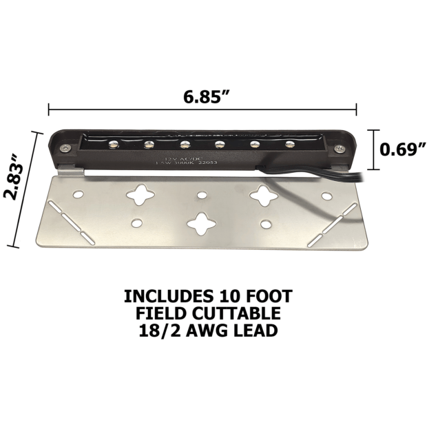 Best Landscape Hardscape Light - 7" Value 12V 1.5 Watts - Dimensions