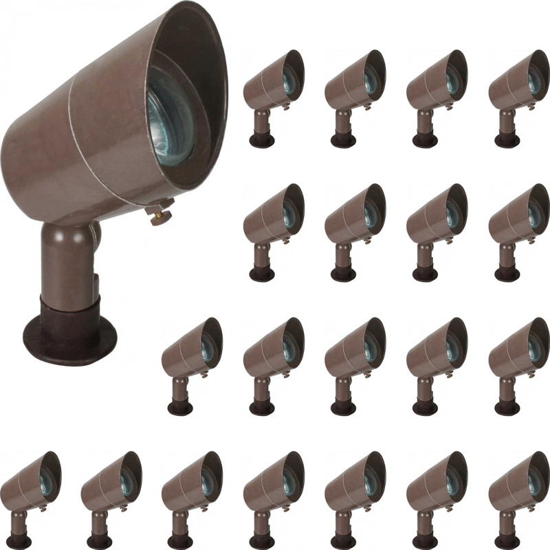 Best Landscape 20-Light Shorty Composite LED Spotlight Case