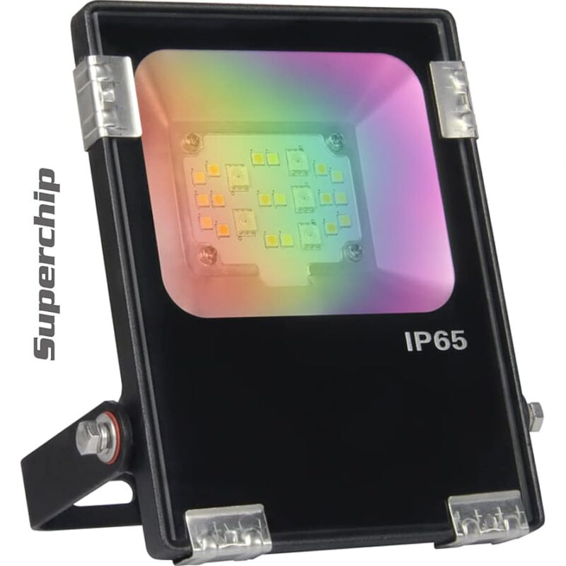 10-Watt RGB Syncable Floodlight - Shop C2CLights.com.