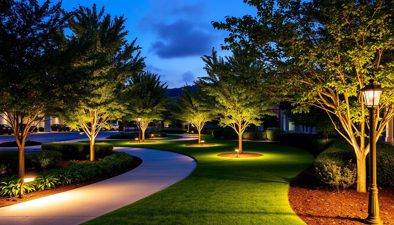 Commercial Landscape Lighting