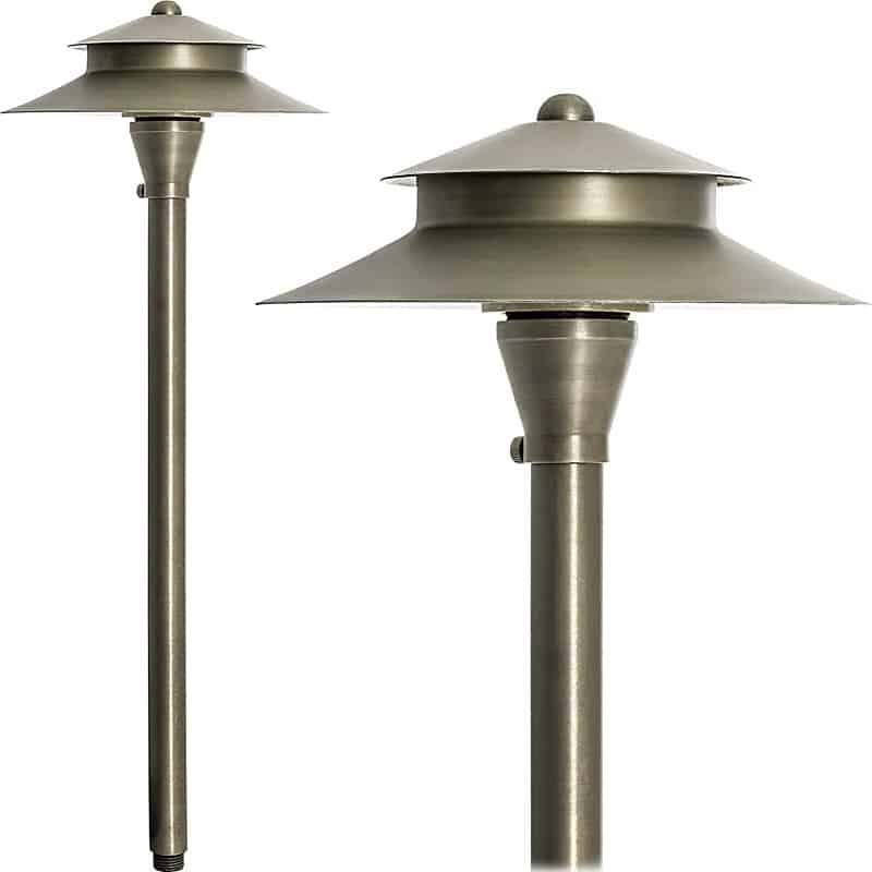 Santa Maria cast brass pathlight - Shop C2CLights.com. 