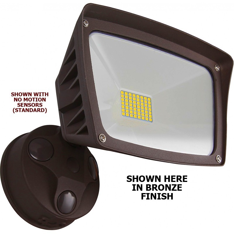 NexGen™ 28 Watt Square Pro LED Flood / Motion Sensor Light, Dimmable - Shop C2CLights.com. 