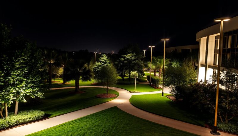 Commercial Landscape Lighting