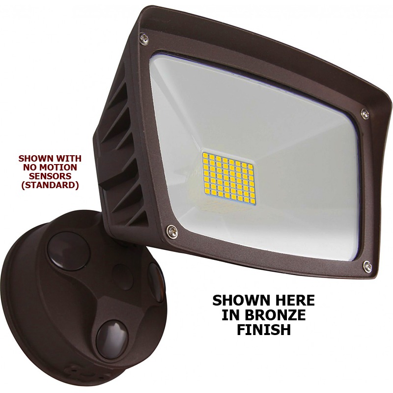 NexGen™ 40 Watt Square Pro LED Flood / Motion Sensor Light, Dimmable - Shop C2CLights.com. 