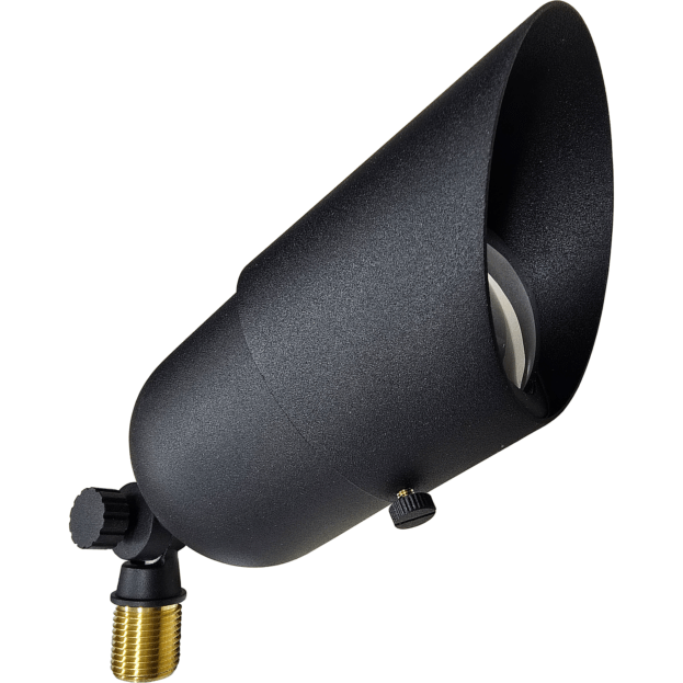 Patriot Solid Brass LED Spotlight - Black Finish - Shop C2CLights.com.