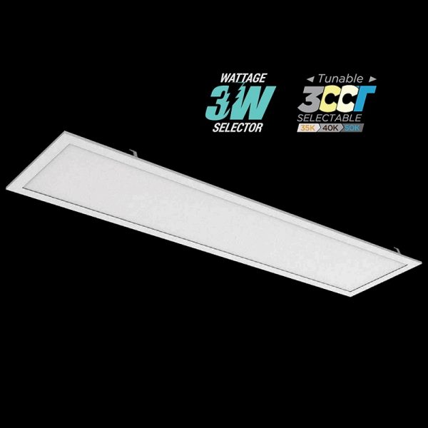 1X4 Pro Series Back-Lit LED Panel, Tri-Wattage (20W/25W/30W), CCT Tuneable, DLC Premium