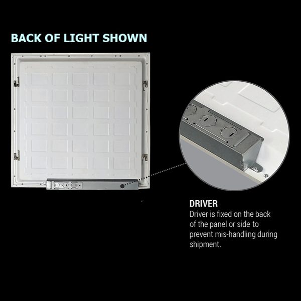 2X2 Pro Series Back-Lit LED Panel, Tri-Wattage (20W/30W/40W), CCT Tuneable, DLC Premium