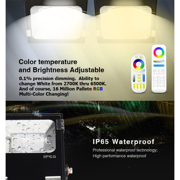 Superchip™ Exclusive 10 Watt Syncable Color-Changing LED Flood Light