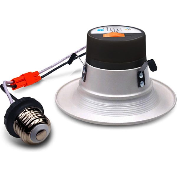 4" Multi-Kelvin Recessed LED Retrofit Kit (Baffle or Reflector) - 8 Watts - 700 Lumens