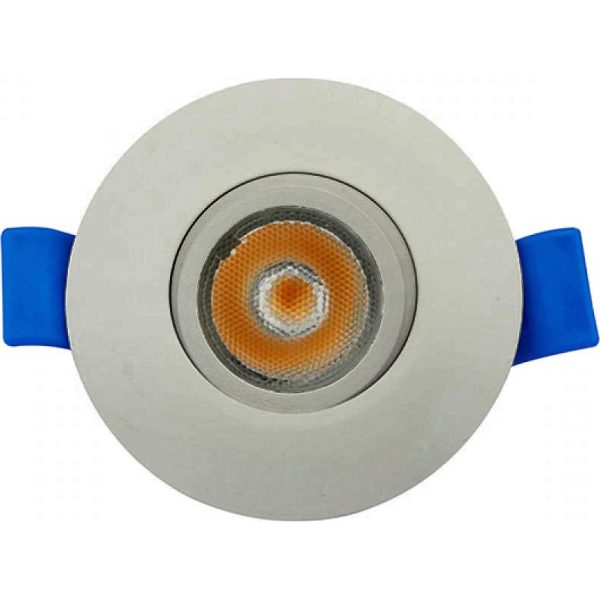 2" Ultra Sleek Round Adjustable Gimbal LED Recessed Downlight, 5 Watts, Dimmable