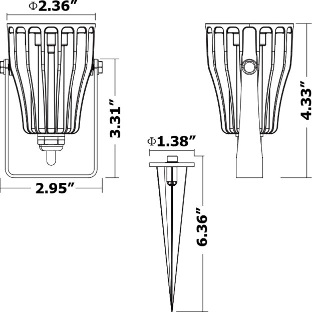 Superchip™ Exclusive 6 Watt Syncable Color-Changing LED Bullet Spot Light