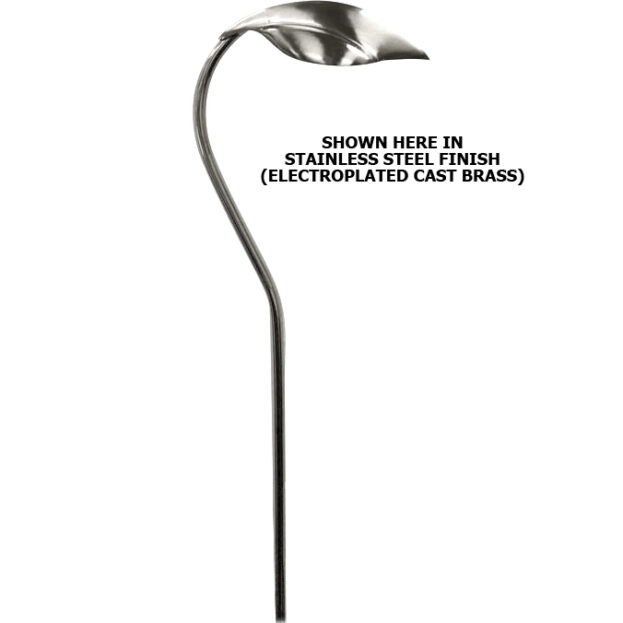 Santa Fe Contempo Cast Brass or Stainless Steel LED Path Light (12v or 120v)