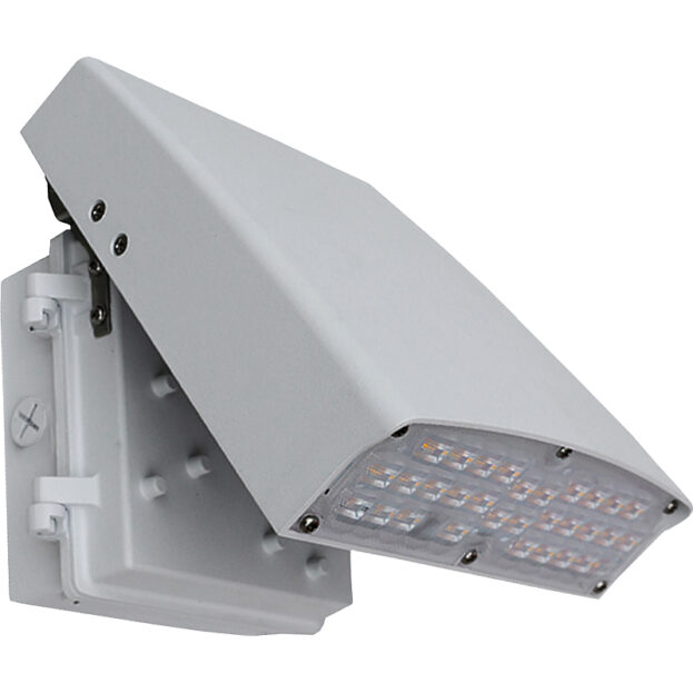 LED Wall Pack, 30 Watt Mini Full Cutoff, Adjustable, Forward Throw, DLC