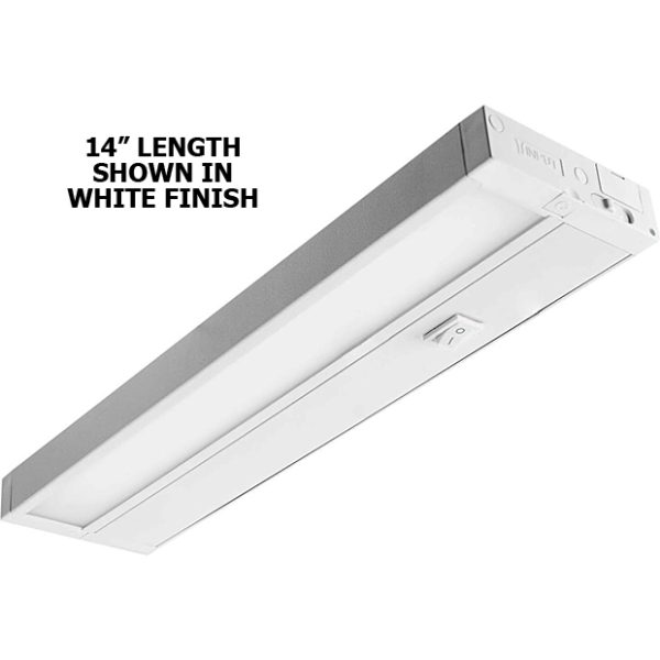 14" Length 120V 8 Watt Pro Series LED Linkable Undercabinet Light Bar