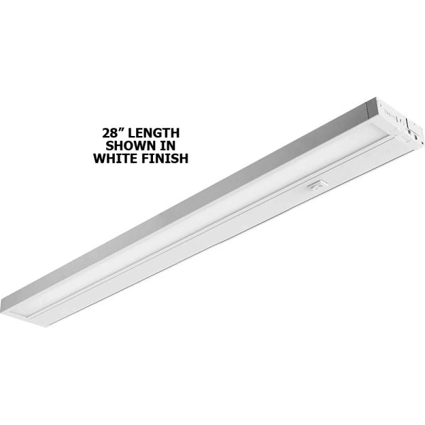 28" Length 120V 12 Watt Pro Series LED Linkable Undercabinet Light Bar