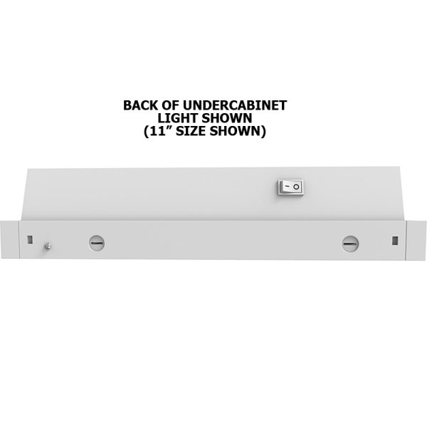 8" Length 120V 4 Watt Pro Series Tri-CCT LED Linkable Undercabinet Light Bar