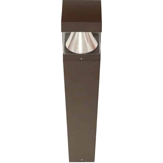 Cali Pro Square Style Commercial LED Bollard, 21 Watts, Type VS Optics, Dimmable